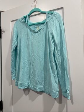 Lilly Pulitzer Light Aqua Long Sleeve Top
